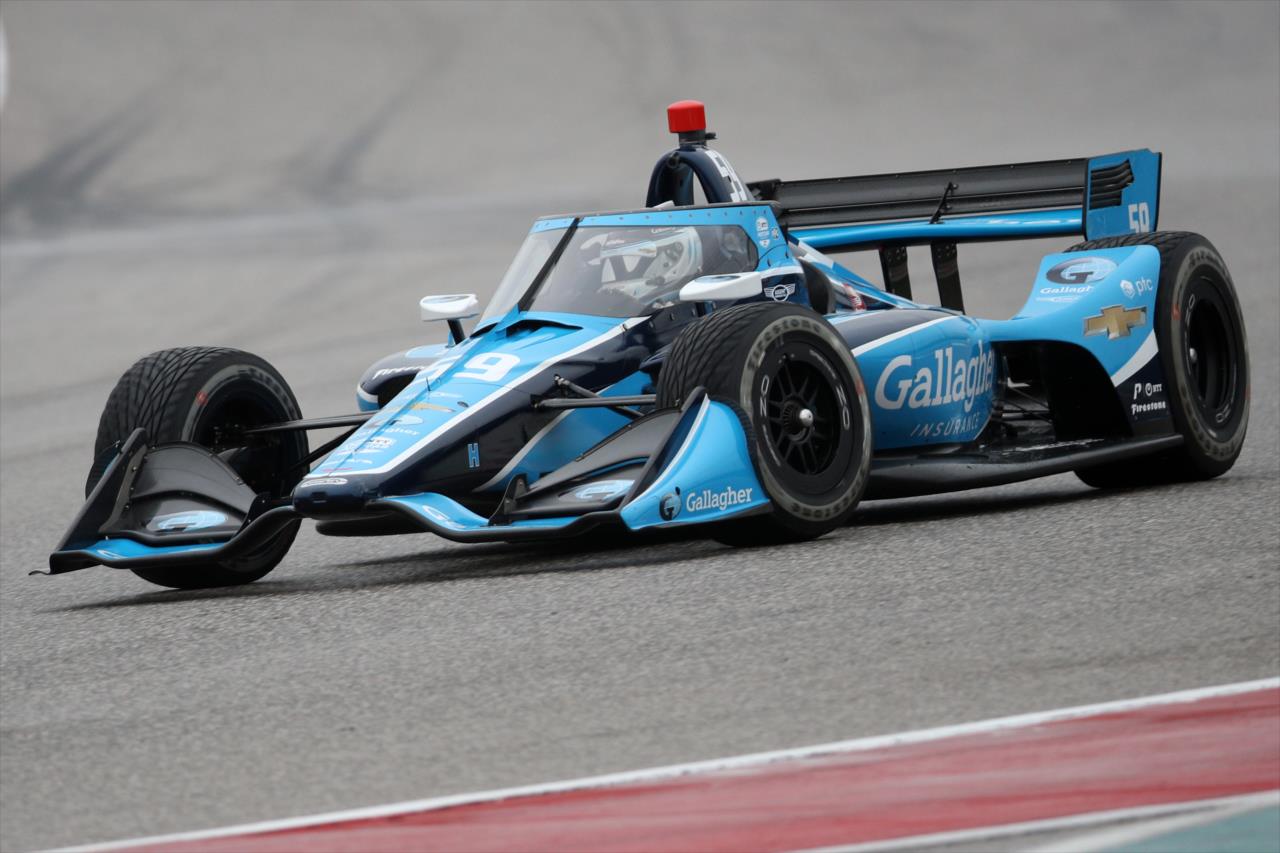Max Chilton on course during the Open Test at Circuit of The Americas in Austin, TX -- Photo by: Chris Graythen (Getty Images)
